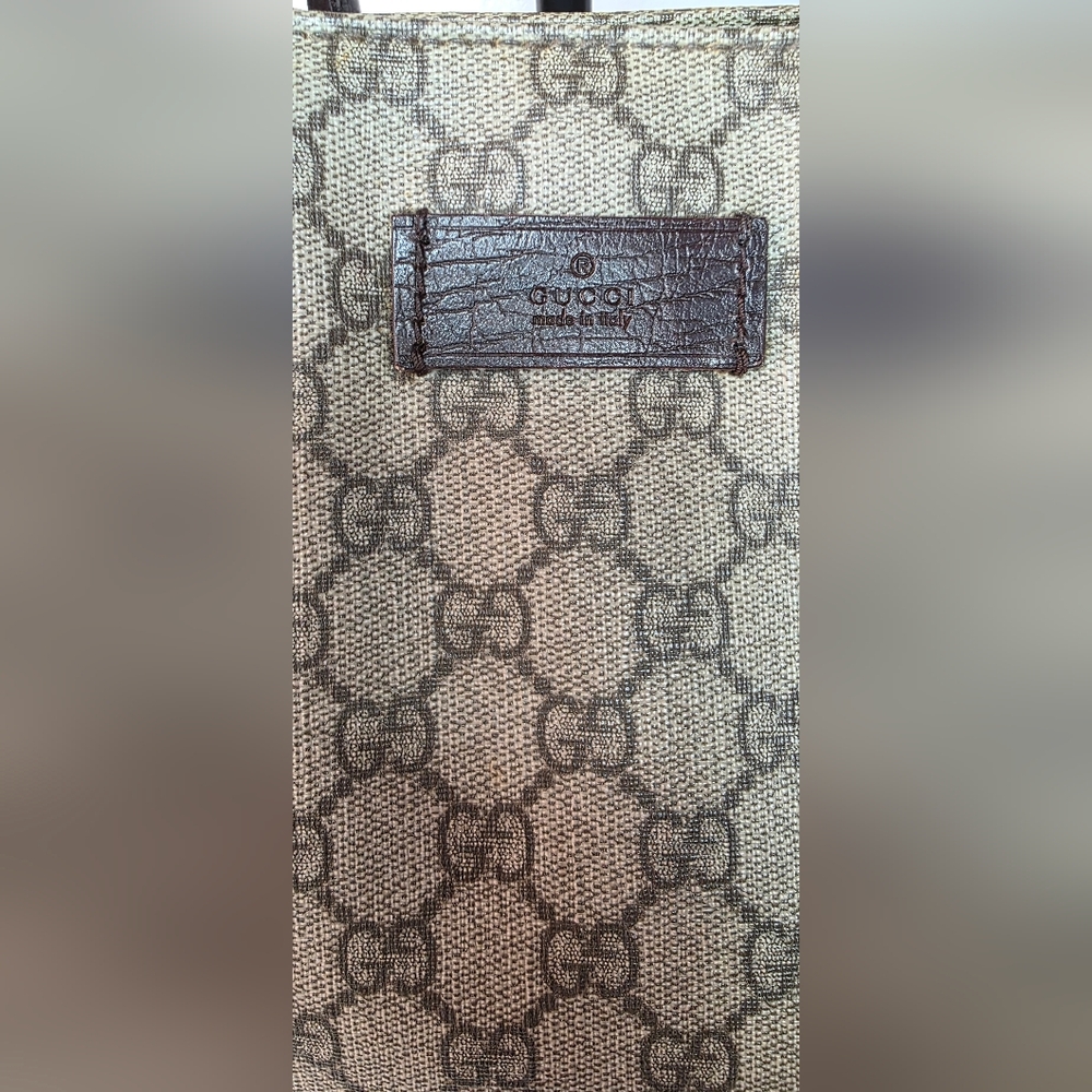 Gucci GG Supreme Monogram Tote With COA - Picture 2 of 11